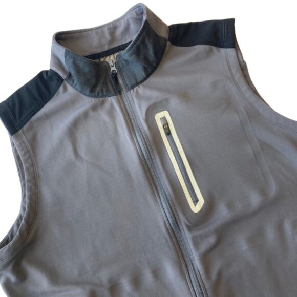 Rhone Hitch Seacell Vest Full Zip Performance Men's XL Iron Gate Gray - Picture 2 of 8